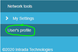Where to find user profile